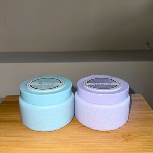 🔥Capri Blue Volcano Candle Set 2 (Aqua color 8.5oz) and (lavander color 8.5oz)